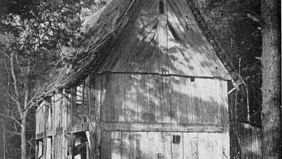 Die Heidenhofer Kapelle vor dem Abbruch