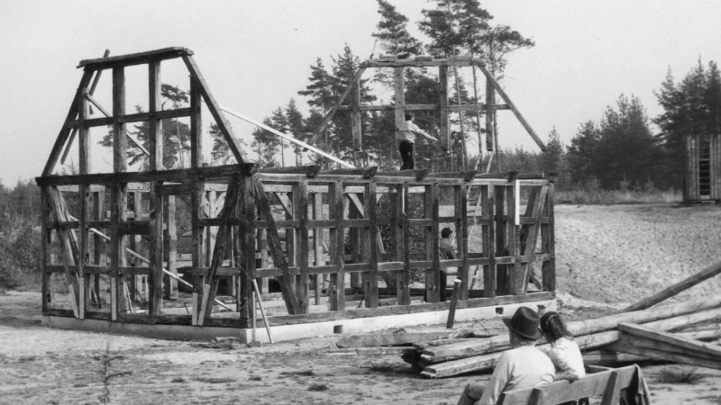 Der Wiederaufbau der Kapelle im Heide Park Resort Soltau